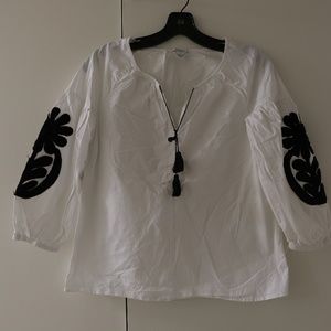 Jcrew cute top - white, XS, women